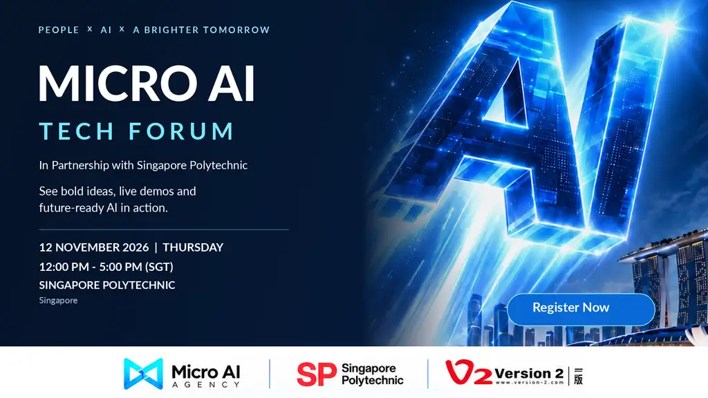Micro AI Tech Forum in partnership with Singapore Polytechnic, 12 November 2026, 12:00 PM to 5:00 PM